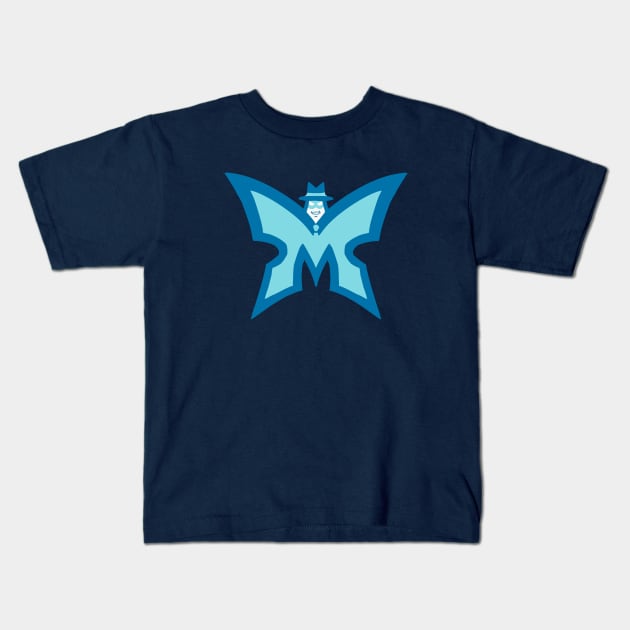 The Blue Morpho Kids T-Shirt by freezinghot